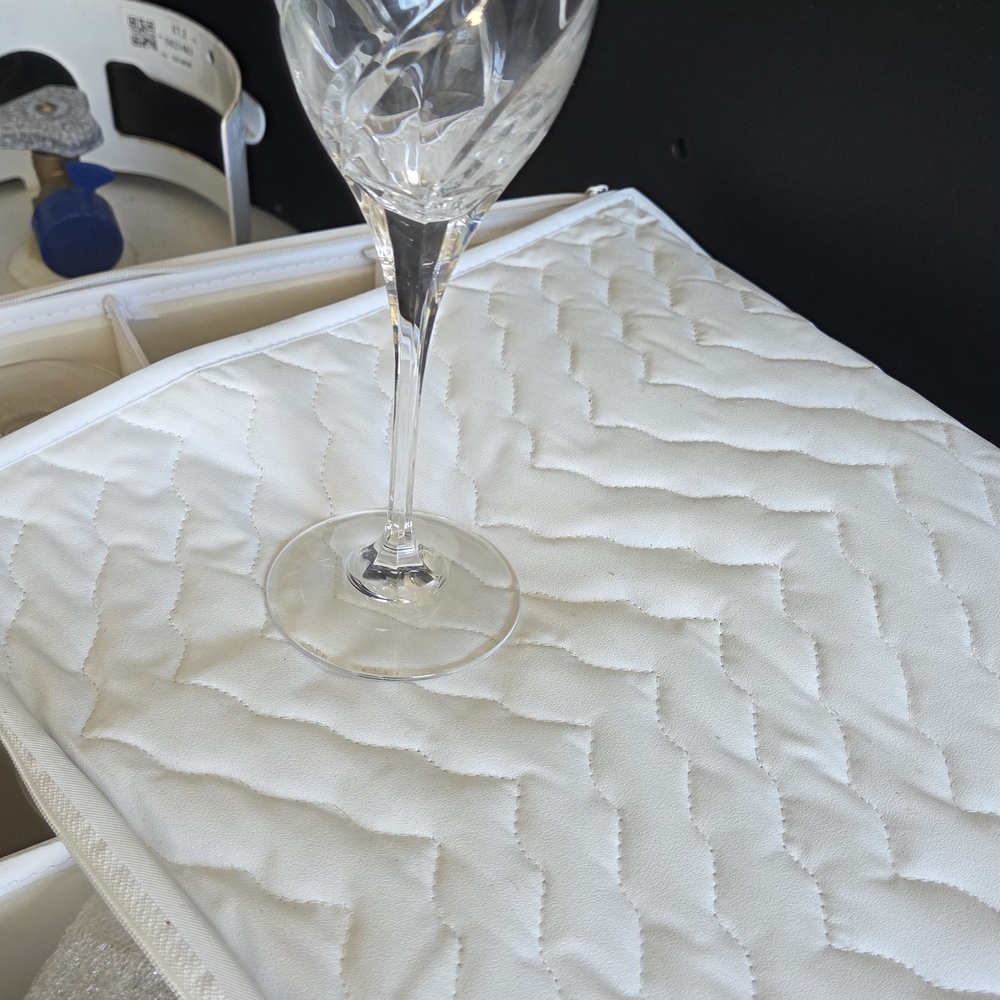 Mikasa Clear Crystal Wine Glass